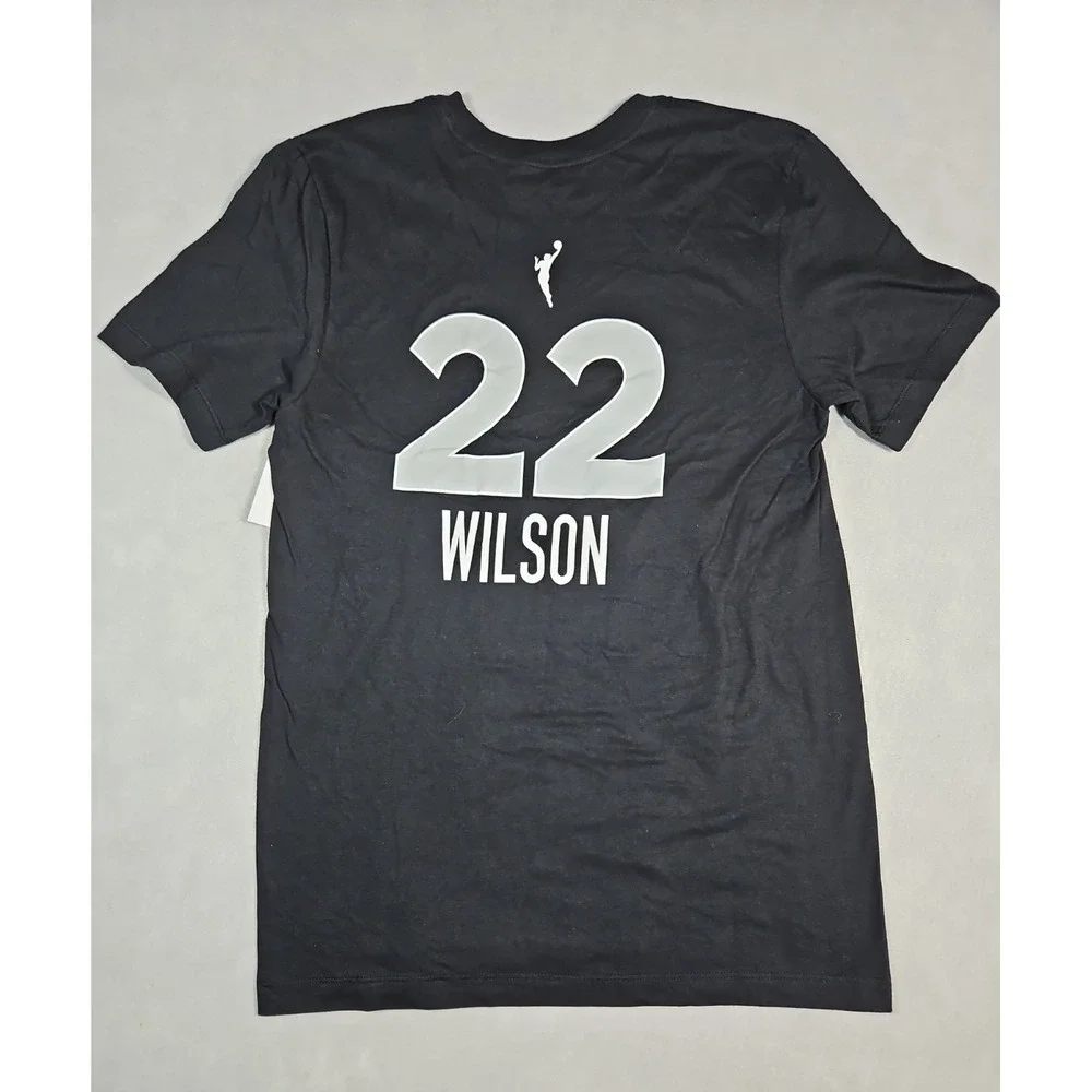 Nike Mens Las Vegas Aces A'ja Wilson 22 WNBA‎ T Shirt Size Small NWT